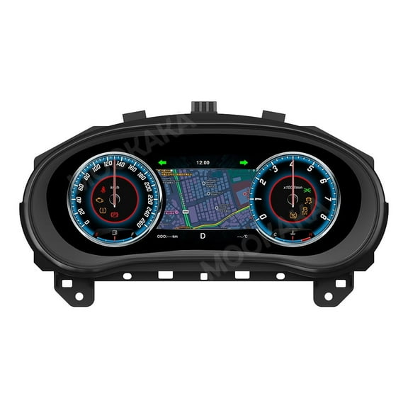 MOOKAKA Digital Dashboard Instrument Cluster for Buick Regal 2009 2010 2011 2012 2013 2014 2015 LCD Screen Virtual Cockpit Speedometer Upgrade Universal Fit Car Accessory with Linux OS