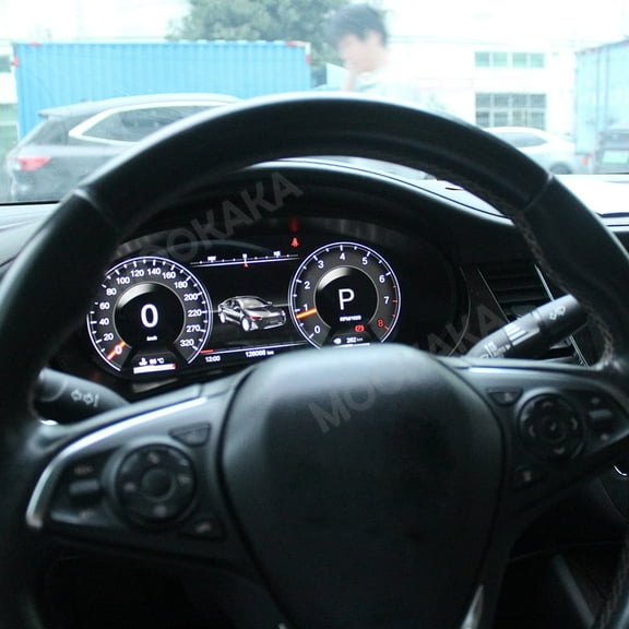 MOOKAKA Digital Dashboard Instrument Cluster for Buick Verano 2015 2016 2017 2018 2019 2020 2021 2022 LCD Screen Virtual Cockpit Speedometer Upgrade Universal Fit Car Accessory with Linux OS