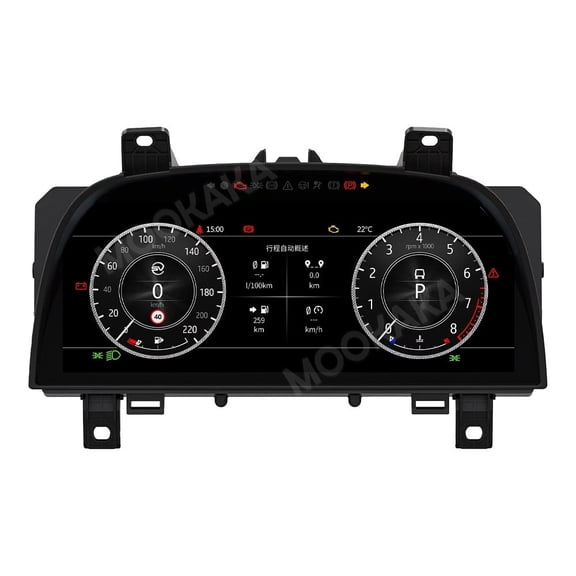 MOOKAKA Digital Dashboard Instrument Cluster for Land Rover Discovery 4/Range Rover Sport 2010-2016 LCD Screen Virtual Cockpit Speedometer Upgrade Universal Fit Car Accessory with Linux OS