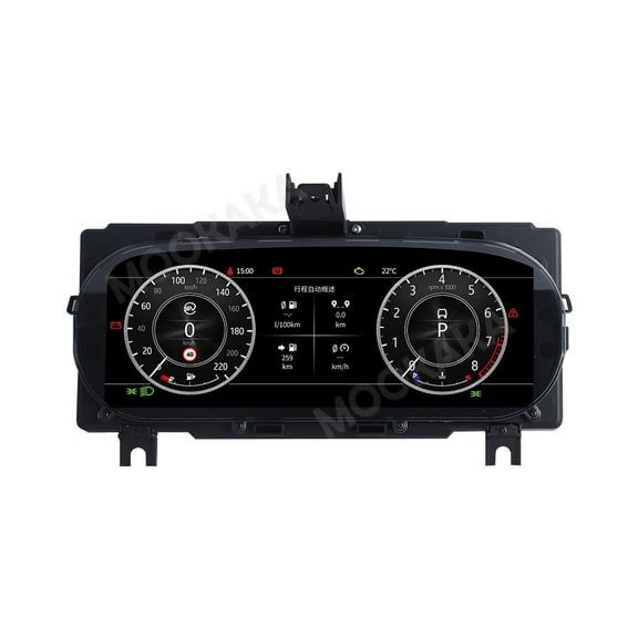 MOOKAKA Digital Dashboard Instrument Cluster for Land Rover Discovery Sport 2015 2016 2017 2018 2019 LCD Screen Virtual Cockpit Speedometer Upgrade Universal Fit Car Accessory with Linux OS
