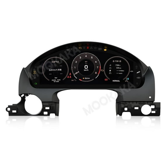 MOOKAKA Digital Dashboard Instrument Cluster for Porsche Cayenne 2011 2012 2013 2014 2015 2016 2017 LCD Screen Virtual Cockpit Speedometer Upgrade Universal Fit Car Accessory with Linux OS