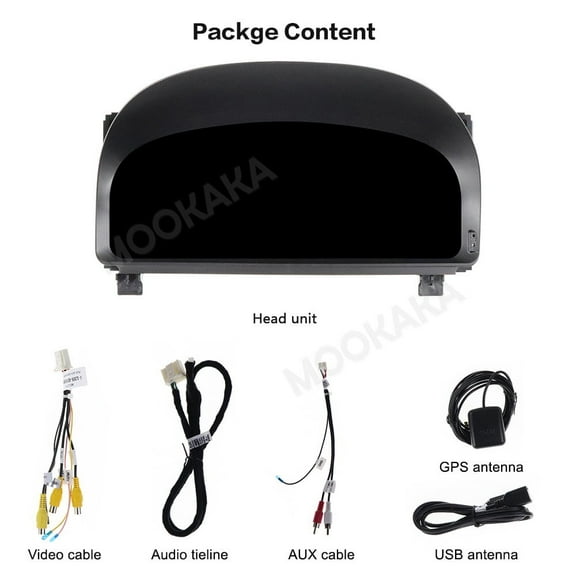MOOKAKA Digital Dashboard Instrument Cluster for Toyota Alpha 20 2008 2009 2010 2011 2012 2013 2014 LCD Screen Virtual Cockpit Speedometer Upgrade Universal Fit Car Accessory with Linux OS