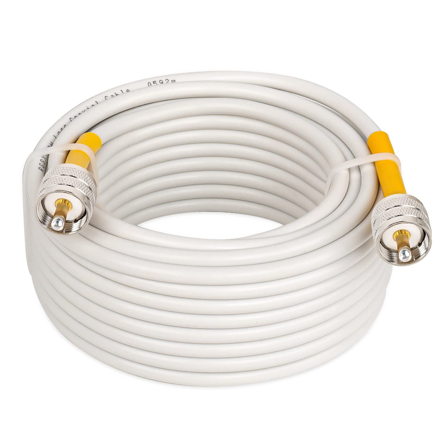 ELECTOP Cable Coaxial SMA Macho A UHF Macho PL259 RG58 2.6ft (80cm