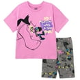 thumbnail image 1 of MOON GIRL And Devil Dinosaur Little Girls Oversized T-Shirt and Shorts Outfit Set Little Kid to Big Kid, 1 of 5