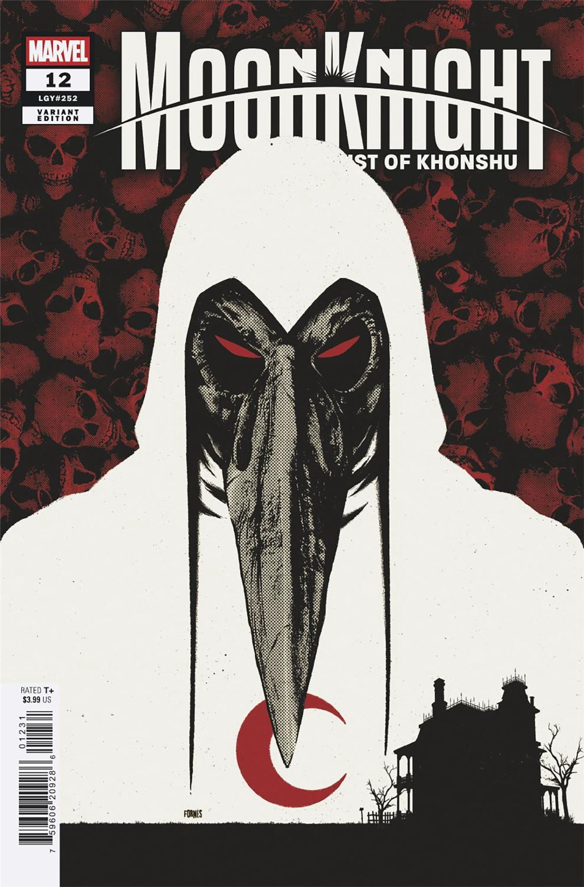 MOON KNIGHT: FIST OF KHONSHU #12 JORGE FORNES VARIANT Marvel Comic Book ...