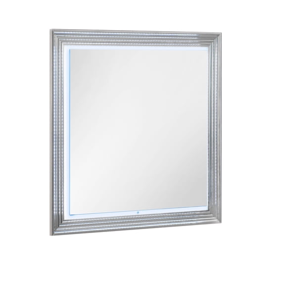 MOON WHITE MARBLE MIRROR WITH LED