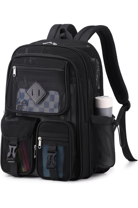 Translucent Backpack Mesh Leisure Backpack For Men And Women Lightweight Foldable Suitable For Beach, Swimming, Sports, Work, Travel