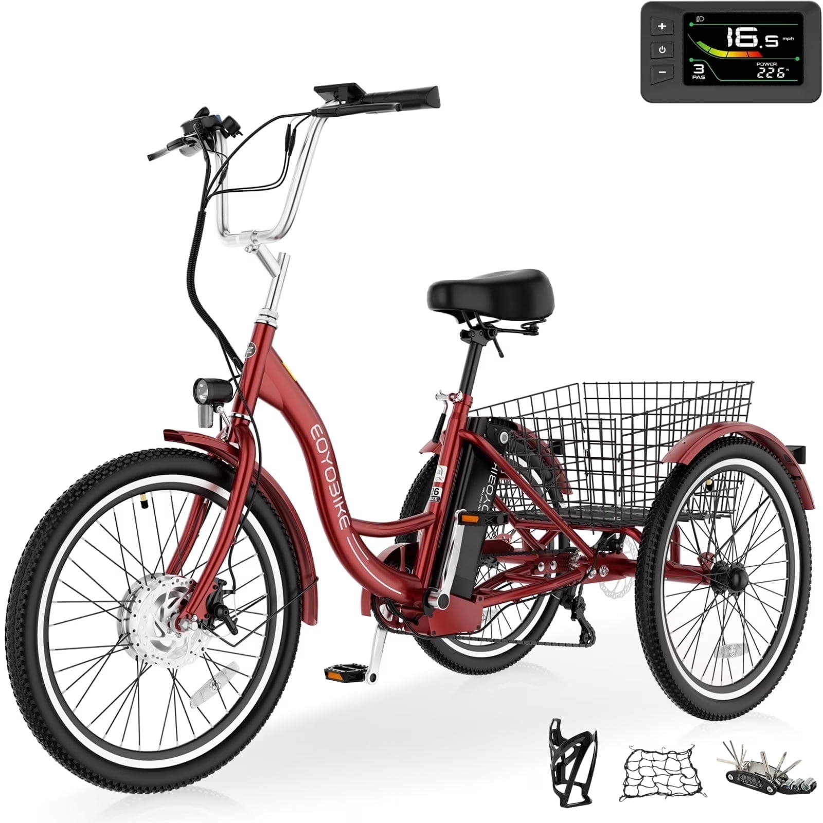 ebay 3 wheel bicycle Three Cruiser Bike Two-Seater Adult Tricycle 20in 3-Wheeled Bicycles with Shopping Basket Traditional Design for Seniors(Size:Black) : Sports & Outdoors Alco Villager 3 adult trike