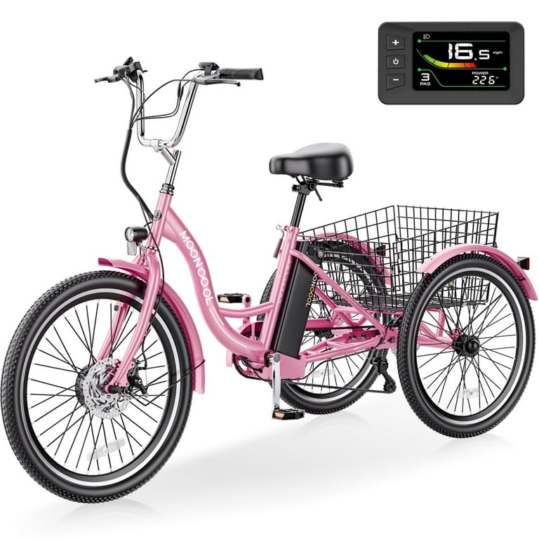 Mooncool Foldable 20'' Fat Tire Heavy Duty Wheel Electric