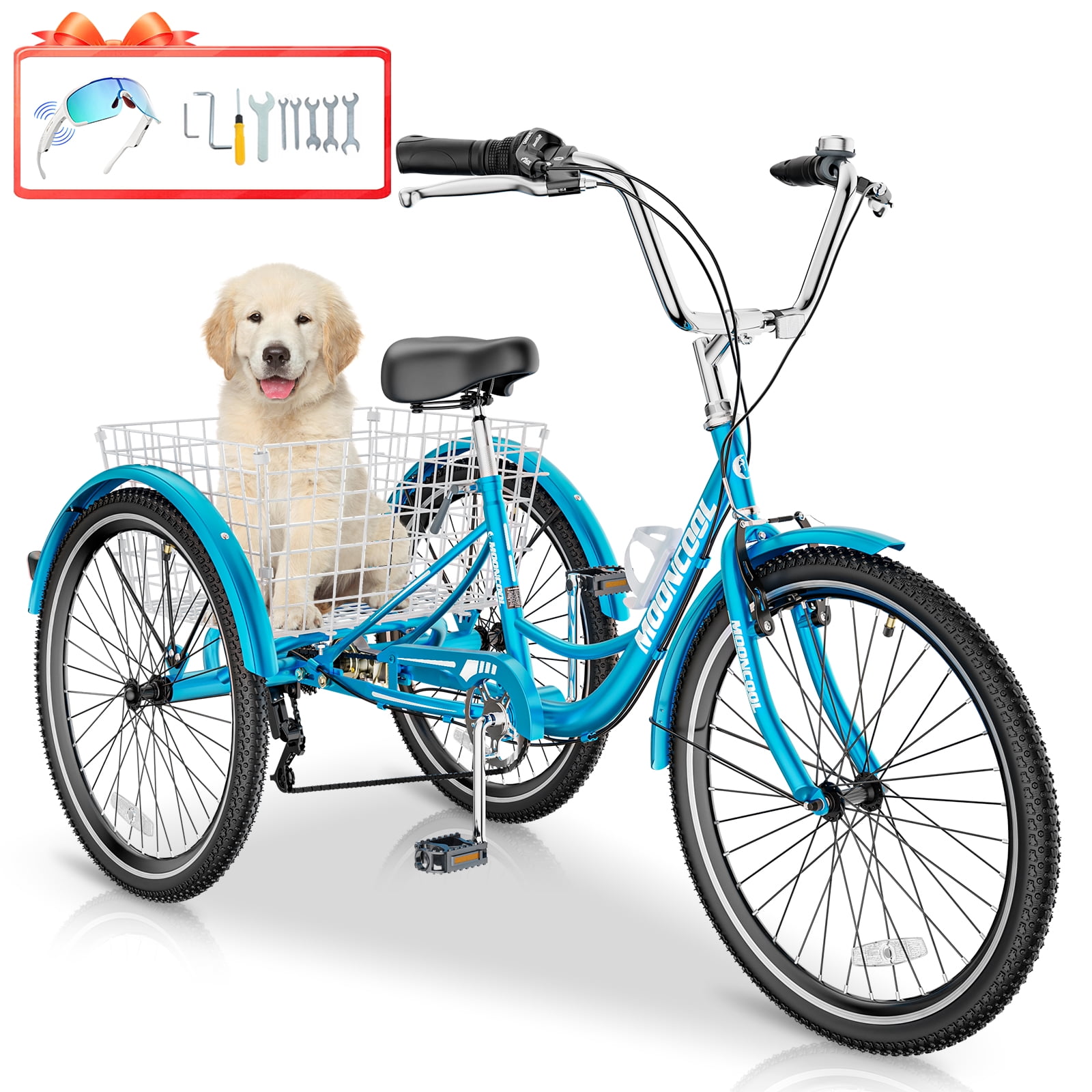 MOONCOOL Adult Tricycle, 24