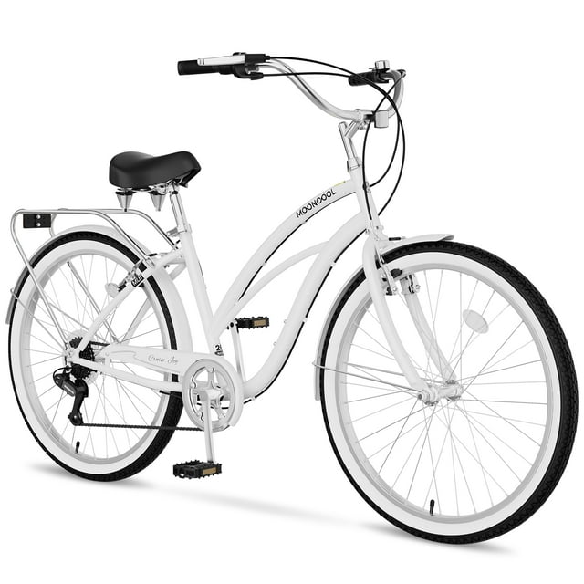 MOONCOOL 24 26 Inch Beach Cruiser Bike 7 Speed Step Through Frame mooncool-24-26-inch-beach-cruiser-bike-7-speed-step-through-frame
