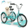 thumbnail image 1 of MOONCOOL Adult Tricycles, 3 Wheel Bikes for Adults, 24/26 inch 7 Speed Adult Trikes Bicycles Cruise Trike with Shopping Basket for Seniors, Women, Men, 1 of 10
