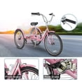 thumbnail image 1 of MOONCOOL Adult Tricycles 7 Speed, 16/20/24/26 inch 3 Wheel Bikes, Three-Wheeled Bicycles Cruise Trike with Shopping Basket for Seniors, Women, Men, Teenager, Kids, 1 of 16