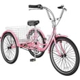 thumbnail image 1 of MOONCOOL Adult Tricycles, Single Speed Three Wheel Bike for Adults, 24 inches Adult Trikes for Men, Women, Seniors with Low Step Through, 1 of 11