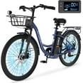thumbnail image 1 of MOONCOOL Electric Bicycle for Adults 350W , 7-Speed Ebike with 36V 10.4Ah Removable Battery， 40 Miles Range , 20 mph Electric Commuter Bike for Women Men, Certified to UL 2849 by SGS, 1 of 7