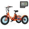 thumbnail image 1 of MOONCOOL Electric Tricycle for Kids ,16"x3" 3 Wheel 250W 10.4Ah Etrike W/ LED headlight & Rear Basket & horn bell & DIY stickers，6/9/12.5 MPH,UL2849, 1 of 12