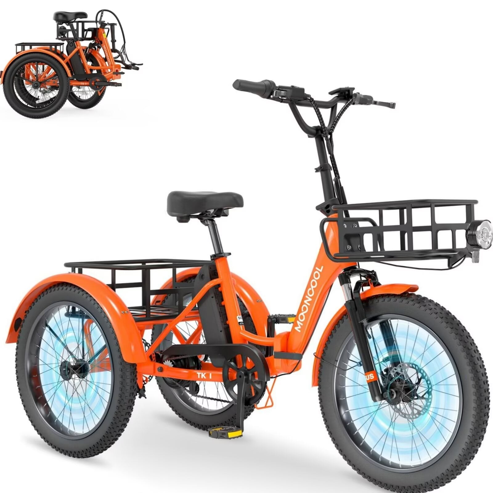 MOONCOOL 750W Electric Tricycle, 20