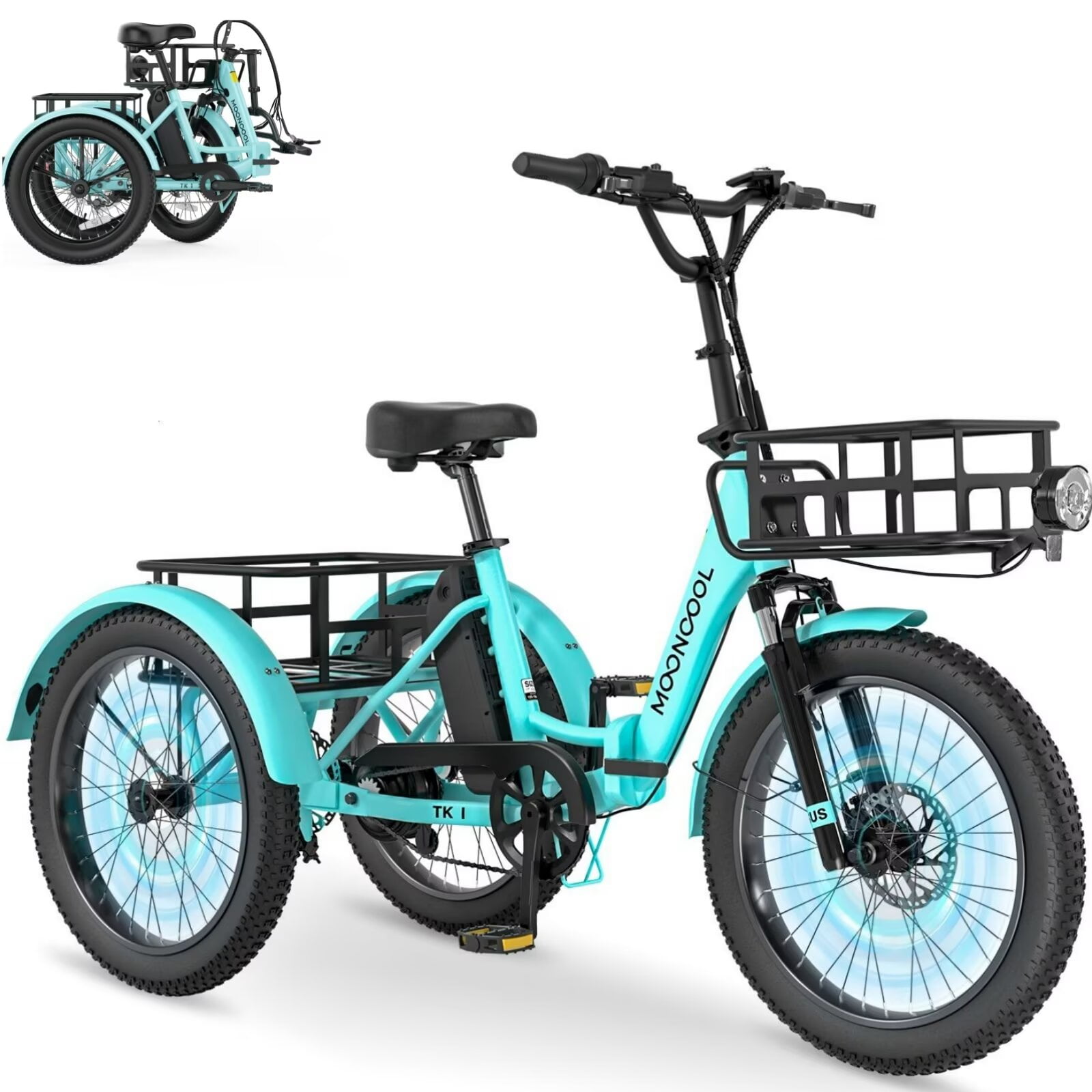 MOONCOOL TK1 Folding Electric Tricycle for Philippines Ubuy