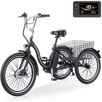 gas powered 3 wheel bicycle GARVEE Adult 3-Wheel Electric Bike 2026 Scooterx Drifter 6.5 HP