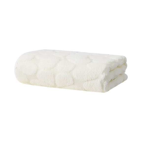 MOONDU Plush Bath Hand Towel, Turtle Back Textured Absorbent Wash Cloth, Thick Coral Fleece Quick Dry Shower Towel, Multipurpose Gym Pool Daily Use Soft Drying Face Towel