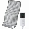 thumbnail image 1 of MOONORAH Electric Heating Pad, 9 Heat Settings with Auto Shut off, 33 x 17 in XXL Heating Pad for Back Shoulder Relief, Christmas Gifts for Mom, Dad, Gray, 1 of 10