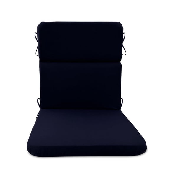 MOONORAH Outdoor Chair Cushions, 44"L x 22"W Patio Seat Cushions Outdoor Chair Pads with Ties, Waterproof Outdoor Chair Cushion Garden Sofa Couch Chair Pads, Sofe Comfortable, Blue