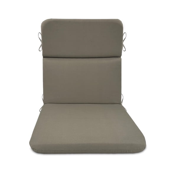 MOONORAH Outdoor Chair Cushions, 44"L x 22"W Patio Seat Cushions Outdoor Chair Pads with Ties, Waterproof Outdoor Chair Cushion Garden Sofa Couch Chair Pads, Sofe Comfortable, Grey