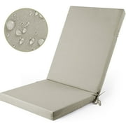 MOONORAH Outdoor Chair Cushions, Patio Seat Cushions Outdoor Chair Pads, 42"L x 18"W Rectangle Waterproof Outdoor Chair Cushion Garden Sofa Couch Chair Pads, Premium Comfortable, Grey