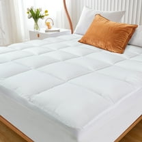 MOONORAH Queen Mattress Topper, Extra Thick Mattress Pad Cover for Back Pain with 8-21" Deep Pocket, White
