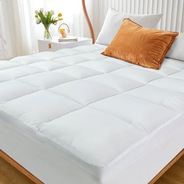 MOONORAH Queen Mattress Topper, Extra Thick Mattress Pad Cover for Back Pain with 8-21" Deep Pocket, White