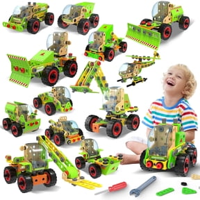 MOONTOY 14-in-1 Building Stem Toy Set for 4 5 6 7 8 9+ Year Old Boy Birthday Gifts, 218 PCS STEM Toy Educational Engineering Kit, Building Toys for Kids Ages 4-8 5-7 6-8 Creative Games Boy