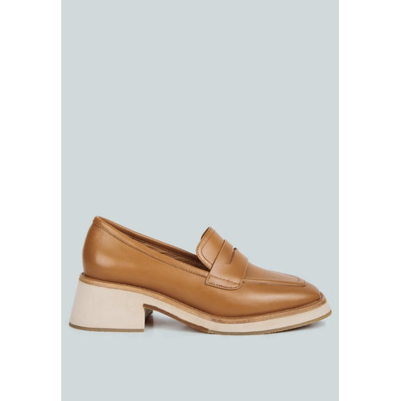 MOORE Lead lady Loafers in Tan