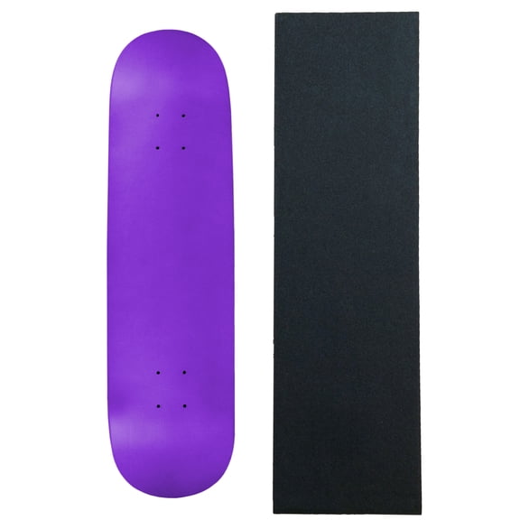MOOSE Blank Skateboared Deck 7.75" NEON PURPLE - With Griptape