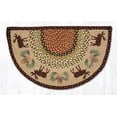 thumbnail image 1 of MOOSE & PINE 100% Natural Braided Jute Rug, 18" x 29" Slice, Earth Rugs, 1 of 1