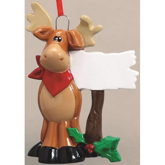 MOOSE Personalized Christmas Tree Ornament DO-IT-YOURSELF