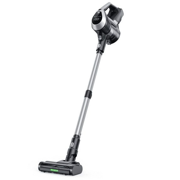 MOOSOO Cordless Vacuum, 28Kpa Vacuum Cleaners for Home, 40Mins Stick Vacuum with Anti-Tangle Brush, 3 in 1 Lightweight Wireless Vacuum Rechargeable for Hard Floors Low-Pile Carpet Pet Hair