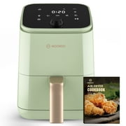 MOOSOO 2Qt Air Fryer, Touchscreen Control Panel, 8 Preset Modes, Air Fryer Cookbook
