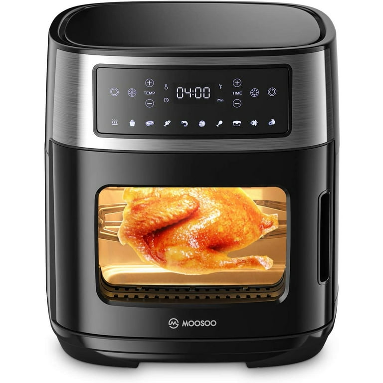 MOOSOO Air Fryer 5.2 Quart, 1500W