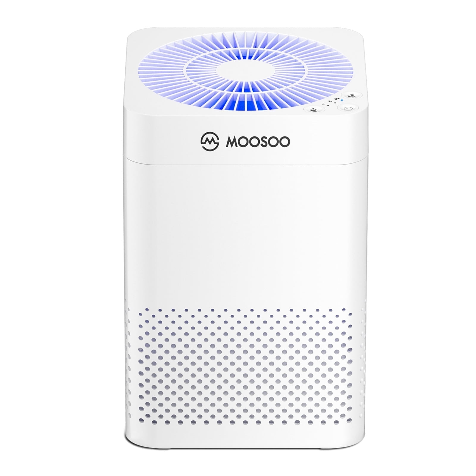 MOOSOO Air Purifiers 3 Speed Quiet Air Cleaner with HEPA Filter Eliminates Dust Odor Smoke Pet Dander for Allergies Bedroom Office