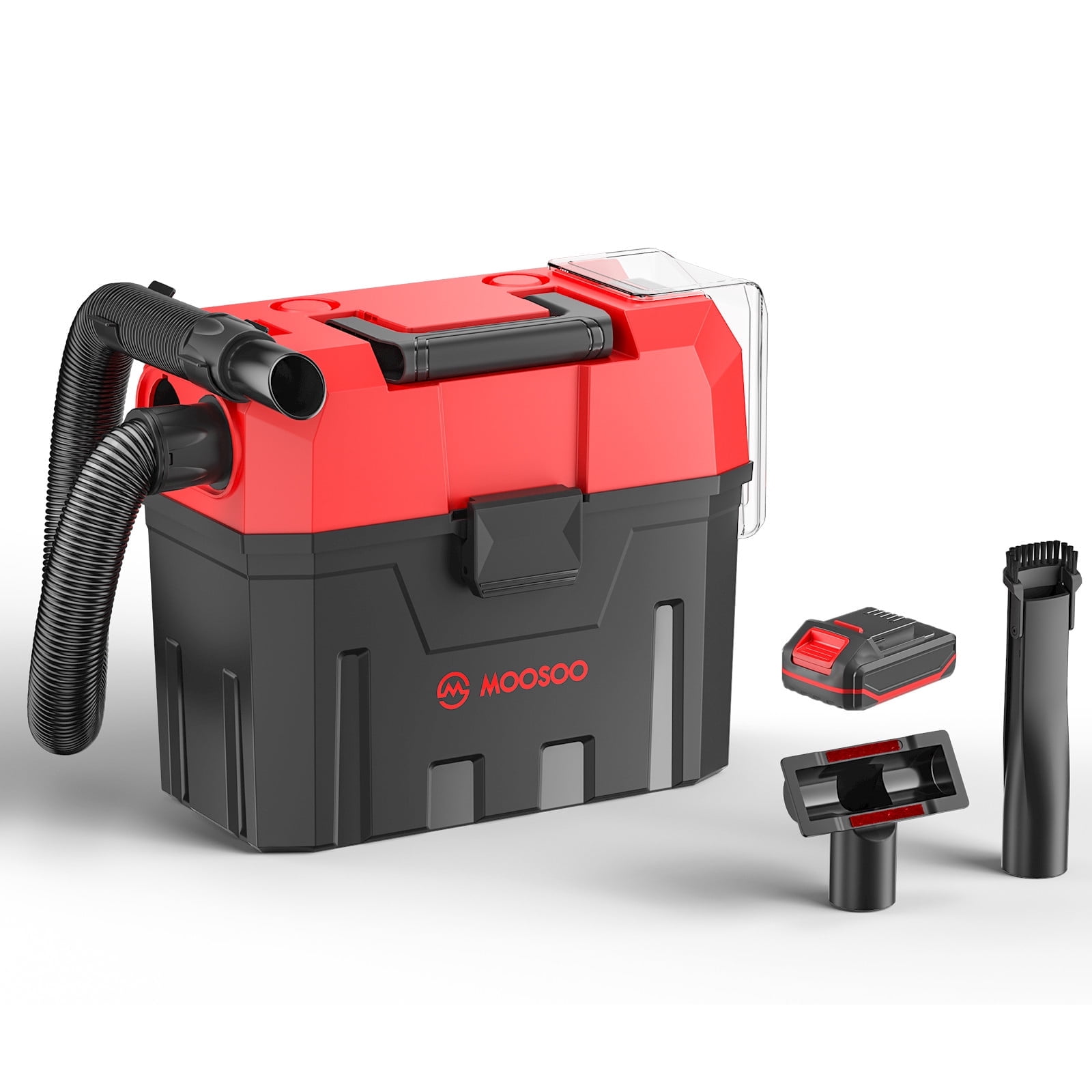 MOOSOO Cordless Shop Vac Portable Shop Vacuum Blower Wet Dry Vac with