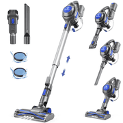 MOOSOO Cordless Stick Vacuum Cleaner Lightweight for Carpet Floor Pet Hair Home XL-618A