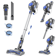 MOOSOO Cordless Stick Vacuum Cleaner 40KPA 40Mins Lightweight for Home Pet Hair Carpet Hard Floor, XL-618A