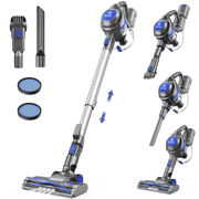 MOOSOO Cordless Stick Vacuum Cleaner, 40KPA 50Mins Lightweight Upright for Carpet Hard Floor Pet Hair XL-618A