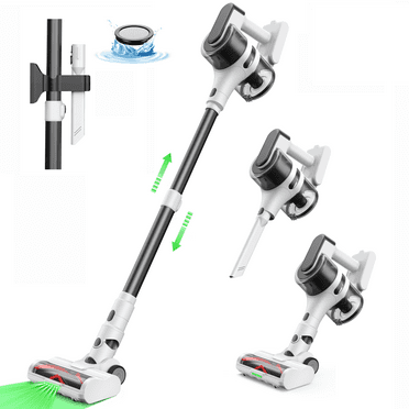 MOOSOO Cordless Vacuum with Brushless Motor, 20kPa Lightweight Stick Vacuum Cleaner with 55mins Runtime for Hard Floor, Carpet, Pet Hair
