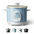 thumbnail image 1 of MOOSUM Electric Rice Cooker with One Touch for Asian Japanese Sushi Rice, 3-cup Uncooked/6-cup Cooked, Fast&Convenient Cooker with Ceramic Nonstick Coating inner pot, Auto Warmer, 1 of 6