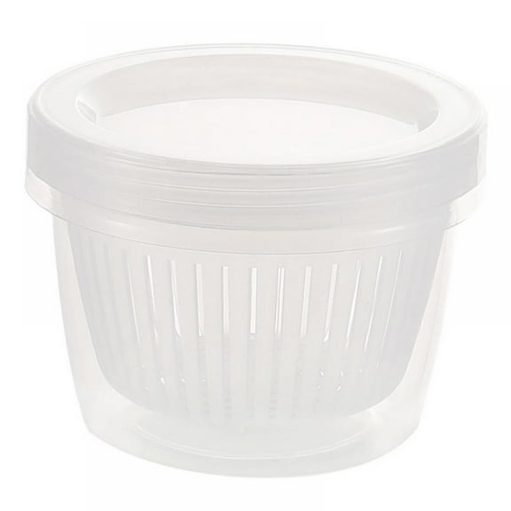 MOOSUP Fresh Storage Bowl, Salad Keeper Container, for Salad Crisper Lettuce Ginger Garlic Onion Fruits Vegetables