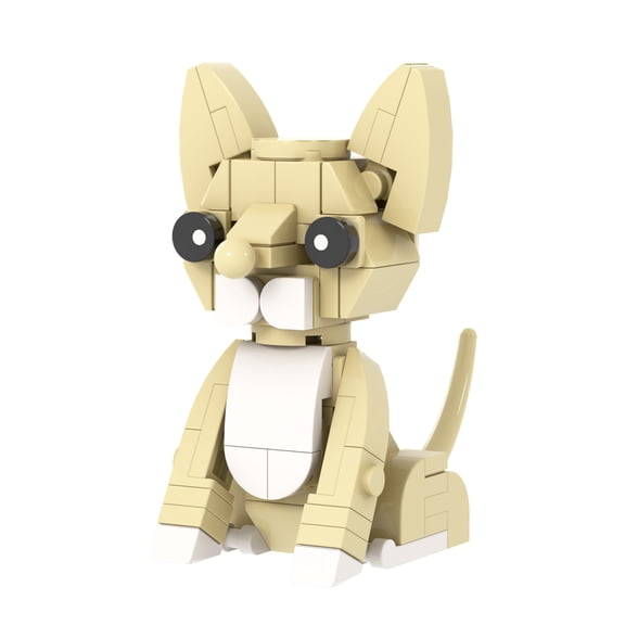 MOOXI Animals Hairless Cat Building Set,Creative Cute Building Blocks Children Kits,Gifts for Animals Fans(85pcs)