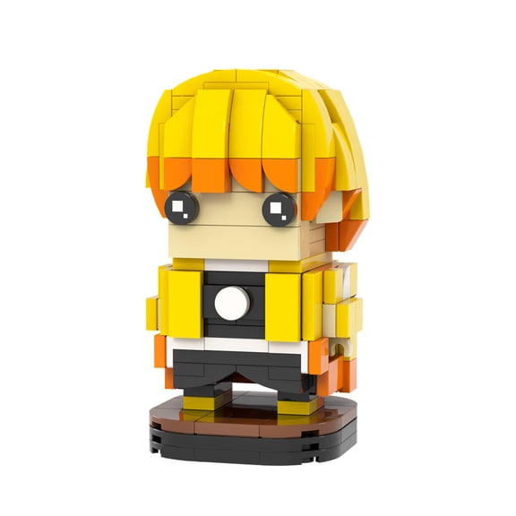 MOOXI Anime Demons Agatsuma Zenitsu BrickHeadz Slayers Building Set,Creative Cute Building Blocks Children Kits,Gifts for Amime Fans(216pcs)