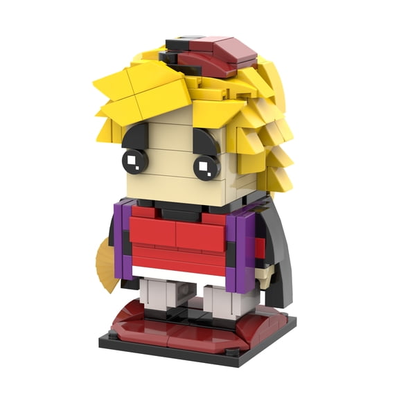 MOOXI Anime Demons Douma BrickHeadz Slayers Building Set,Creative Cute Building Blocks Children Kits,Gifts for Amime Fans(201pcs)