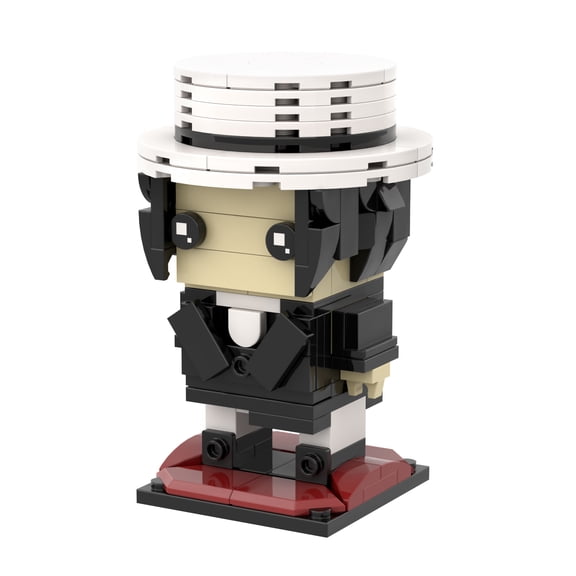 MOOXI Anime Demons Kibutsuji Muzan BrickHeadz Slayers Building Set,Creative Cute Building Blocks Children Kits,Gifts for Amime Fans(136pcs)